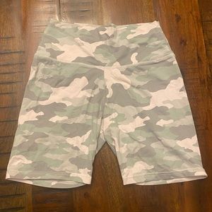Aerie Camo Pink Biker Shorts